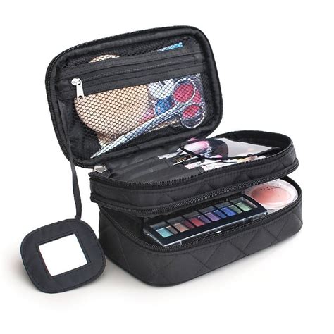 500 bought in past month. . Double layer makeup bag